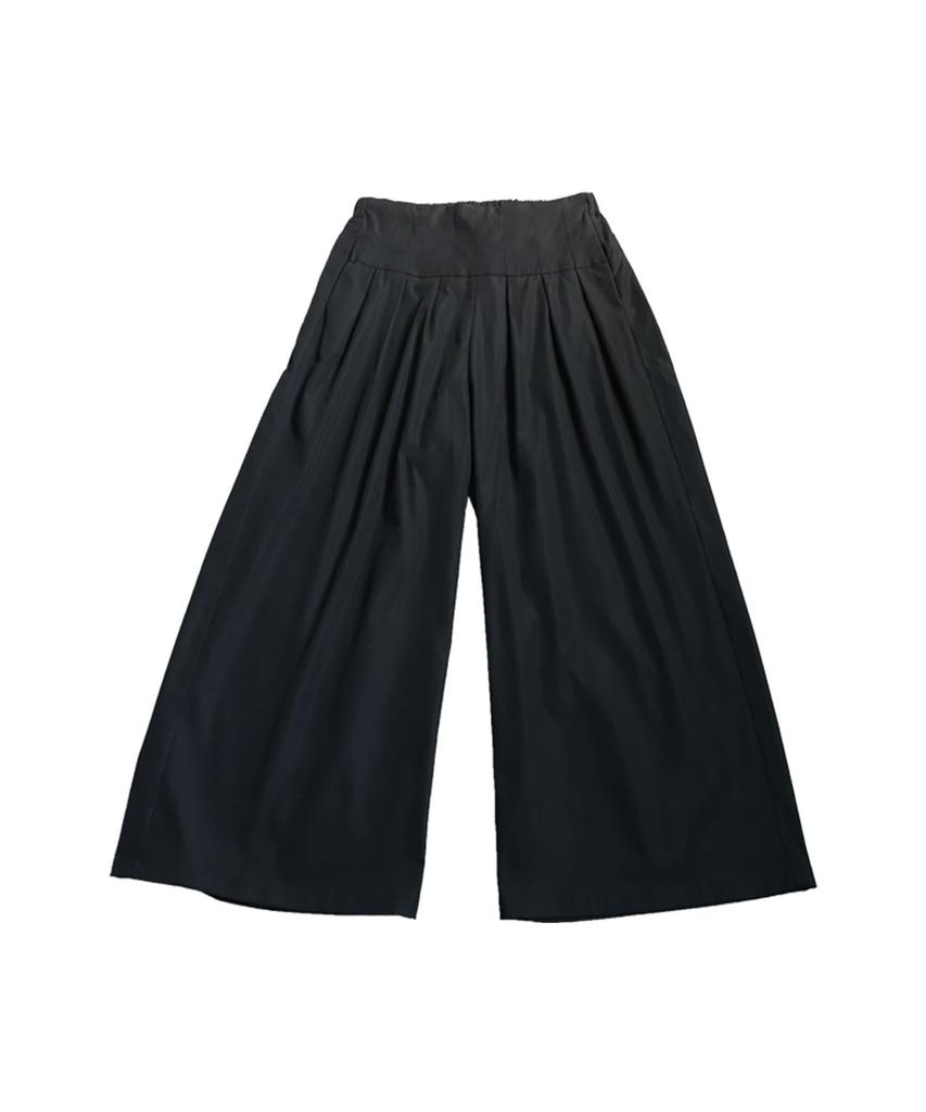 antiqua Tuck Wide One Size Black Women's Pants, PY-00797, 05,