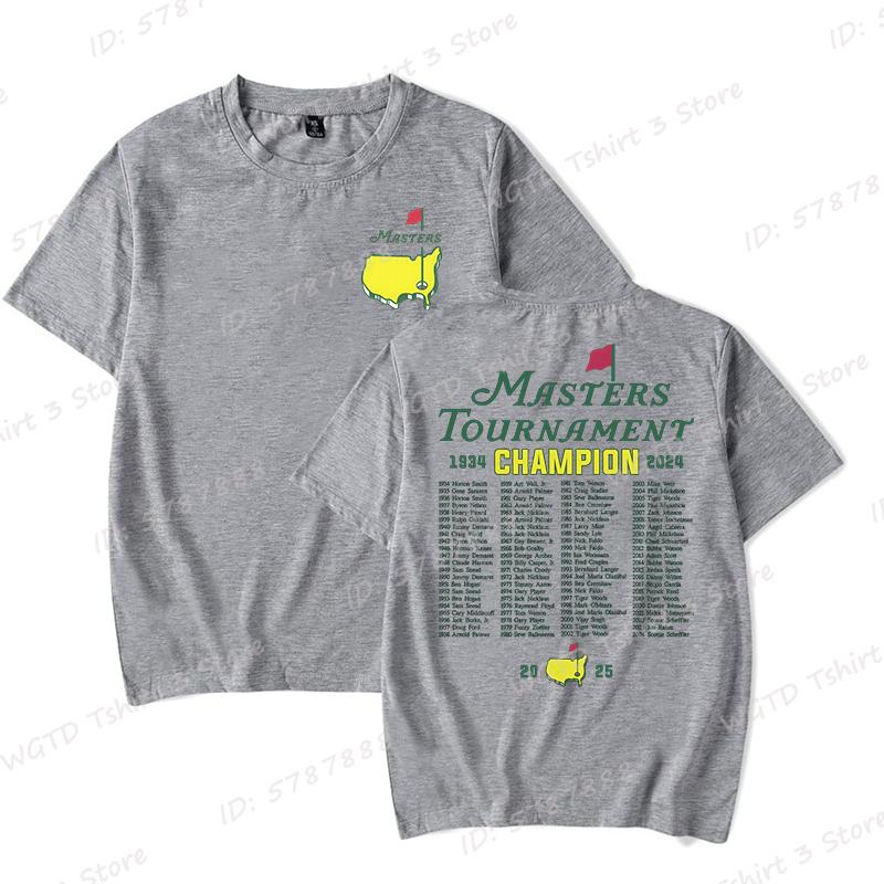 The Masters Golf Tournament Augusta National Champions of Golf TShirt for Men Women Graphic T Shirts Fashion Unisex Tees Tops