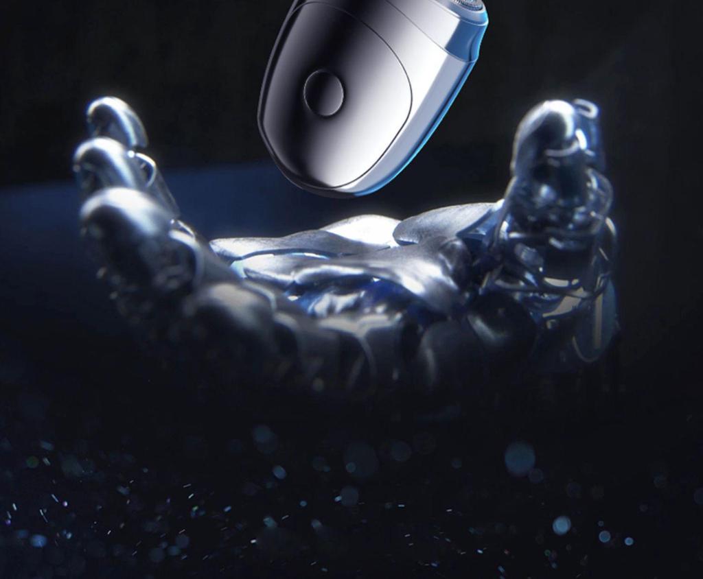 Dual Blade Rechargeable Electric Shaver – Compact & Portable Beard Trimmer for Men