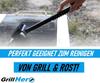GRILLHERO 3in1 Grillreinigungsbürste Profi Grillbürste Grill Grillrost rostfrei