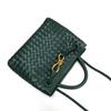 Niche Design New Metal Rope Buckle Braided Tote Bag Shoulder Bag Portable Messenger Retro All-match Simple Female Bag