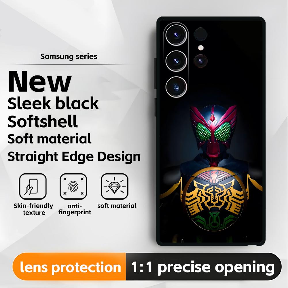 

Kamen Rider Phone Case For Samsung Galaxy S26 S25 S24 S23 S22 S21 Plus Ultra Note20 Soft Black Galaxy S25+