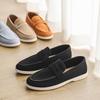 Men Flat Loafers 2025 Frosted Suede Flat Shoes Comfortable Non Slip Trendy Loafers Lightweight Outdoor Casual Shoes