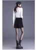 2025 Autumn/Winter High-Waisted Slim A-Line Bow Shorts, Women's Bootcut, Elegant Style Outerwear