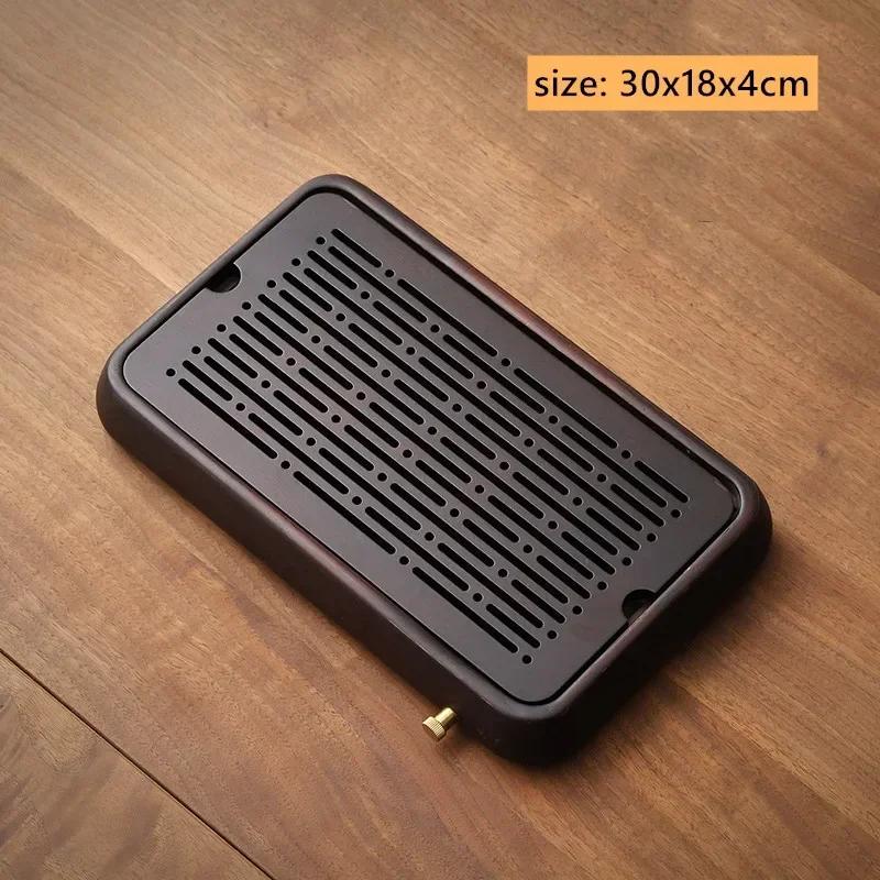 

Water Storage Type Bamboo Tea Tray Household Drainage Type Tea Table Light Luxury Chinese Teapot Tray Tradition Tea Accessories