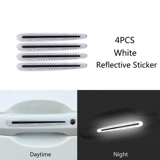 Car Door Handle Bowl Scratch Protective Stickers Carbon Fiber Protector Cars Sticker Car Handle Anti-collision Protection Strip