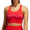 Adidas Low Support Versatile Casual Skin-Friendly Sports Bra Women Underwear Magenta Bright-Red GU9523
