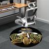 1PC Scarface Office Round Rug, Non-slip, Soft and Durable Office Rug for Interior Decoration, Perfect for Office, Beautiful Decoration