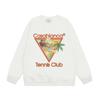 Grenzüberschreitende trendige Marke Casablanca Casablanca Buchstabe gemaltes Print 380g Herren- und Damen- Rundhals-Pullover