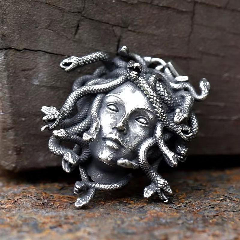 New Snake Lady Medusa Statue Myth Pendant European and American Gothic Exaggerated Ancient 60CM
