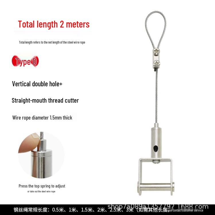Stainless Steel Safety Cable for Hanging and Securing Signs or Lighting