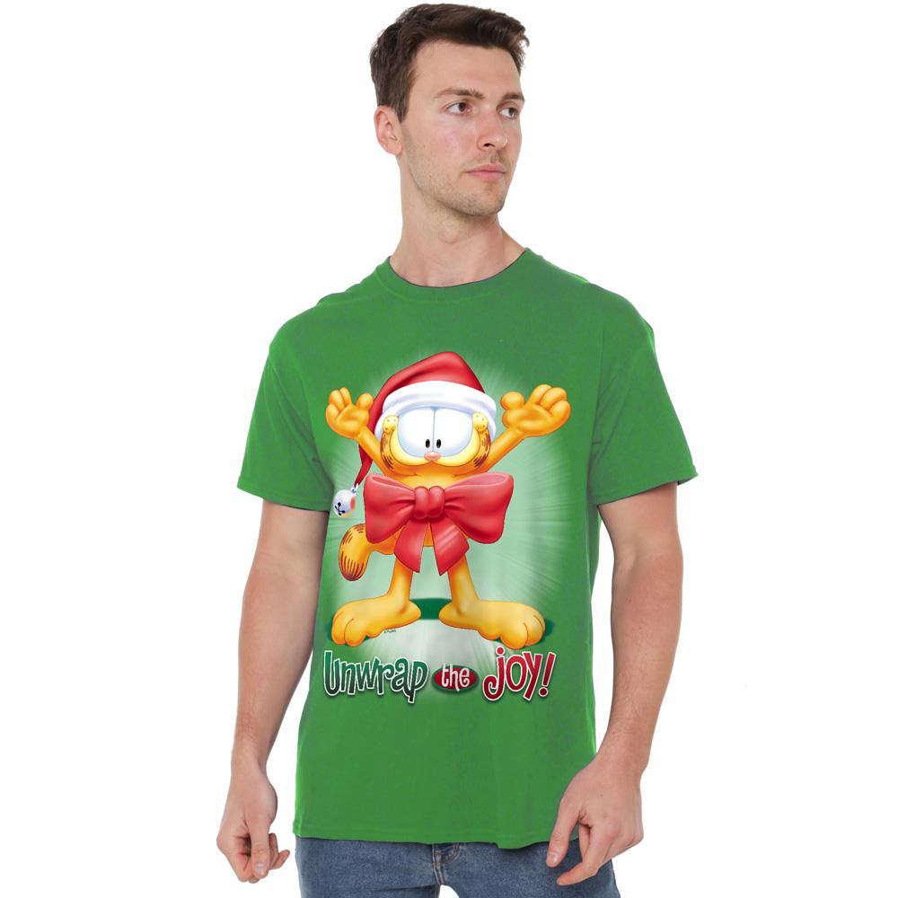 Garfield Mens Unwrap The Joy! T-Shirt