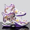 Men's Basketball Shoes No-Slip Breathable Outdoor Shoes Fashion Graffiti Training Shoes
