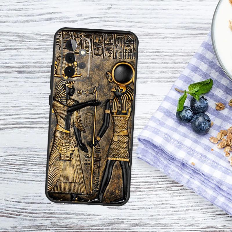 Heiliges Auge des Horus Ägypten Fresko Hülle Für Samsung Galaxy A15 A36 A35 A55 A06 A16 A26 A56 A53 A32 A52 A33 A13 A14 A34 A54 A17