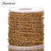 2 Meters Stainless Steel Cable Link Clip Beads Chains for DIY Necklace Making Chokers Findings Bracelet Components Body Chains
