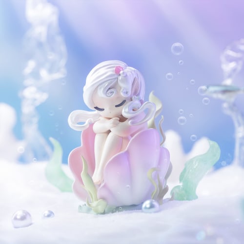 52TOYS SLEEP Elves of Sea Series Trading Figures, Blind Box Collectible Figures, Painted, Gachapon Desktop Decorations, Dolls, Toys, Desktop Decoratio