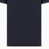 Armani Exchange SS23 Logo Print Striped Collar Short Sleeve Polo Shirt Men Polo Shirts Navy-Blue 8NZF71-ZJH2Z-1510