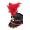 Halloween Drum Majors Hat with Feather European Style Vintage Honor Guard Hat