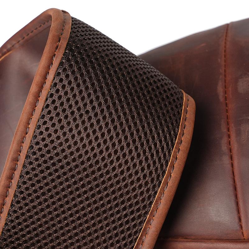 Men's Retro Genuine Leather Crossbody Chest Bag