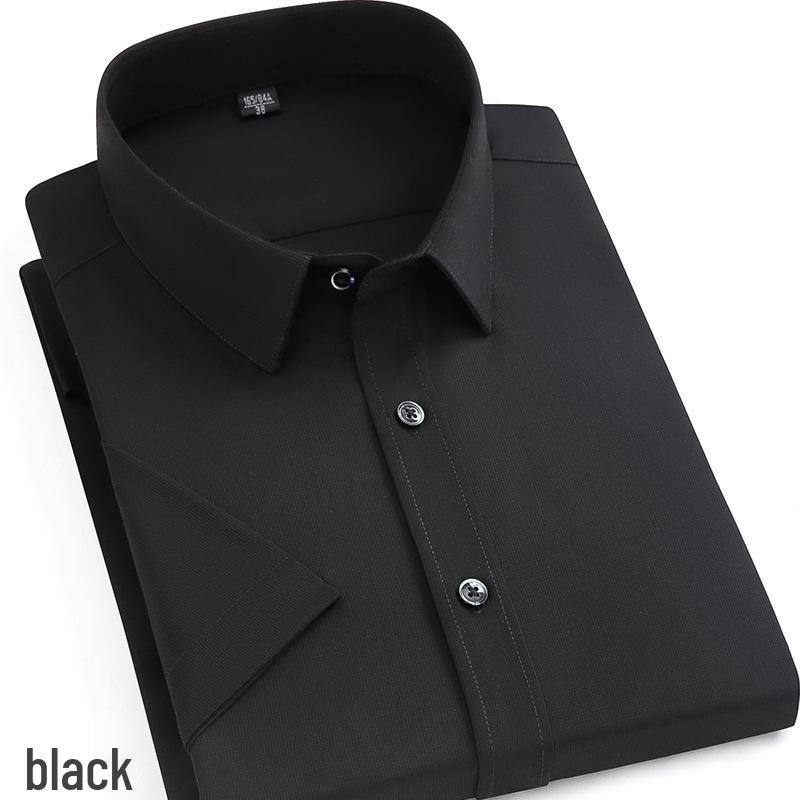 Bamboo Fiber Iron-Free Long Sleeve Korean Style Casual Men's Shirt