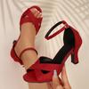 Fashion 2025 New Women Sandals Fashion High Heels Sandals New Sexy Big Size Sandals Strap High Quality Shoes for Women Zapatos De Mujer