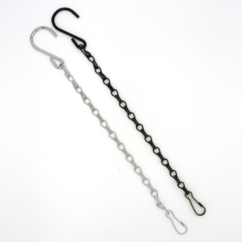 Multipurpose Garden Chains Set of 12 Weather Resistant Iron Construction for Flower Pots Bird Feeders Balcony Decoration