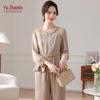 YUZHAOLIN 2026 New Style Mid-Aged Women's Elegant Summer Two-Piece Set