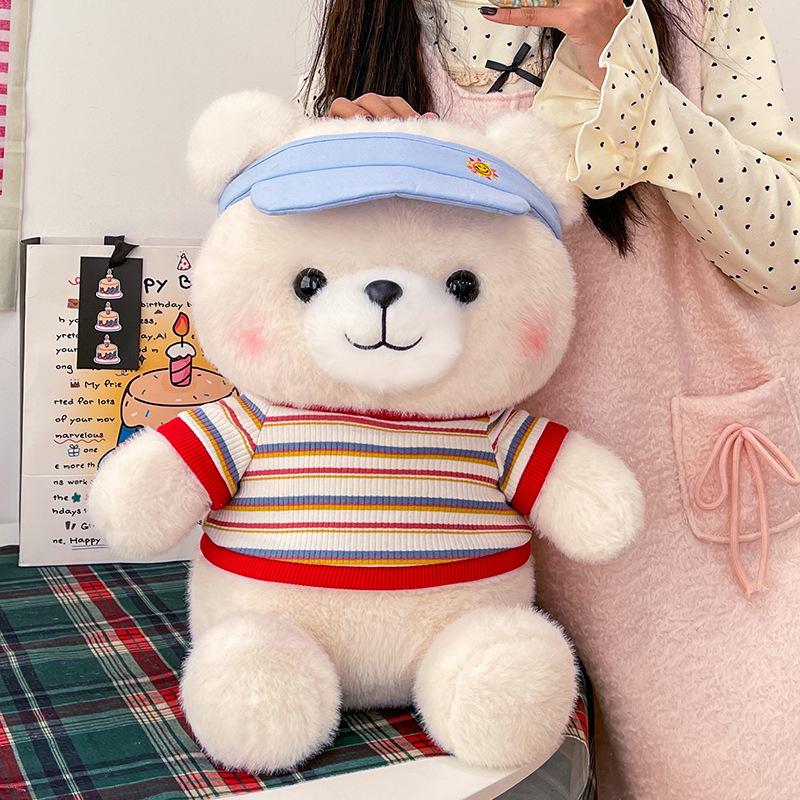Nuova Bambola Maglione Carino Cappello Bambola Orso Giocattolo Peluche per Bambini Bambola Orsetto