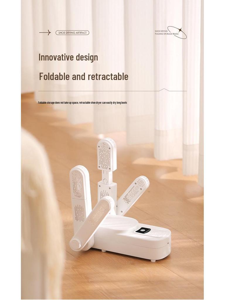 Antibakteriální sušák a ohřívač bot pro koleje