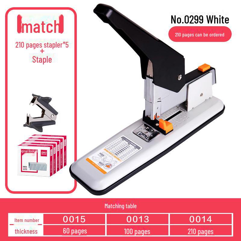 Deli Heavy-Duty Office Stapler for Thick Documents