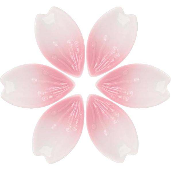 Cherry Blossom Chopsticks Holder,6Pcs Cute Flowers Chopstick Rest Ceramic Japanese Style Chopsticks Rest Pink Stand Holder for Chopsticks, Forks,