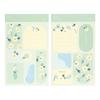 Of Posy Bookmark Paper Bookmark Pink [Delfonics] [Set 2] (Light & Mint)