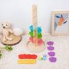 Rainbow Music Tree Montessori Toy: Wooden Ball Track for Children's Early Education