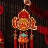 High Quality Velvety Plastic Combination Hanging Decors for Chinese New Year Spring Festival Multiple Scene Use 55KF