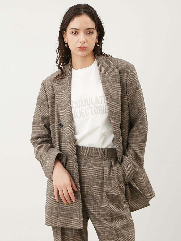 Mira Owen SET UP Jacket 09WFJ245906 CHECK Women's