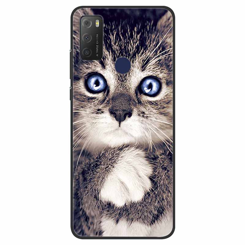 For TCL 20Y Case Shockproof Silicone Soft Phone Back Cover For TCL 20E 6125F Case TPU Bumper Coque For TCL20Y TCL20E 20 Y Funda