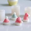 Weihnachtsserie Hutform Kerze Silikonform DIY Geometrie Kerzenherstellung Resin Seifenform Geschenke Bastelbedarf Heimdeko