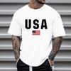 European and American men's trend simple style 3D digital printing short-sleeved T blood, can be sent on behalf of one piece