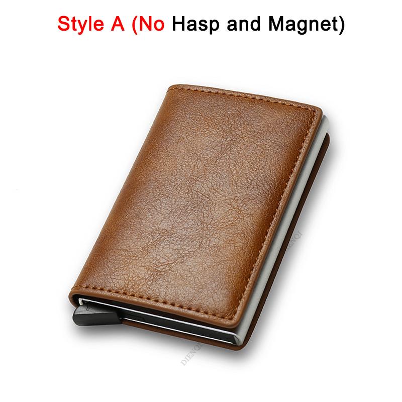 Anti Thief Rfid Credit Card Holder Smart Minimalist Wallet Pocket Men Women Slim Cardholder Bank Cash Creditcard Case Bag Purse