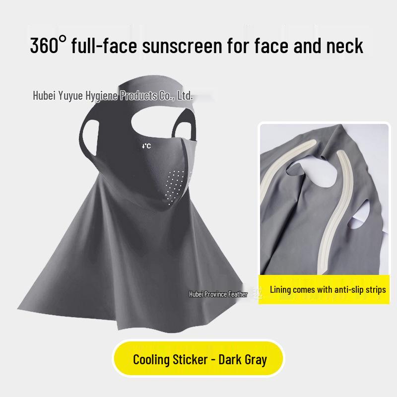 Breathable Hyaluronic Acid Eye Protection Ice Silk UV Mask