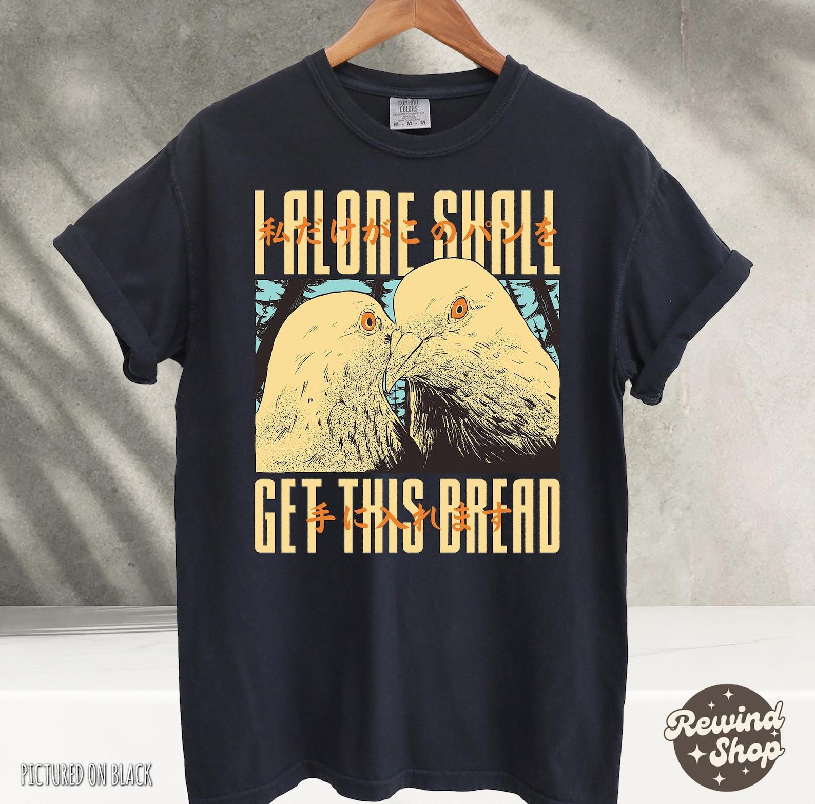 Get This Bread Pigeon Tshirt, Funny Pigeon Japanese T-Shirt, Funny Animal Shirt, Weird Shirt, Funny Gifts, Graphic Tees, Unique Shirts M