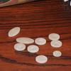 Saxophone Key Buttons Inlays Part 9 Pcs Beige Easy To Install
