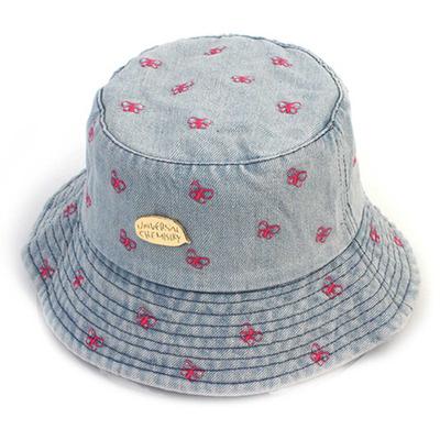 Universal Chemistry Butterfly Light Denim Bucket Hat
