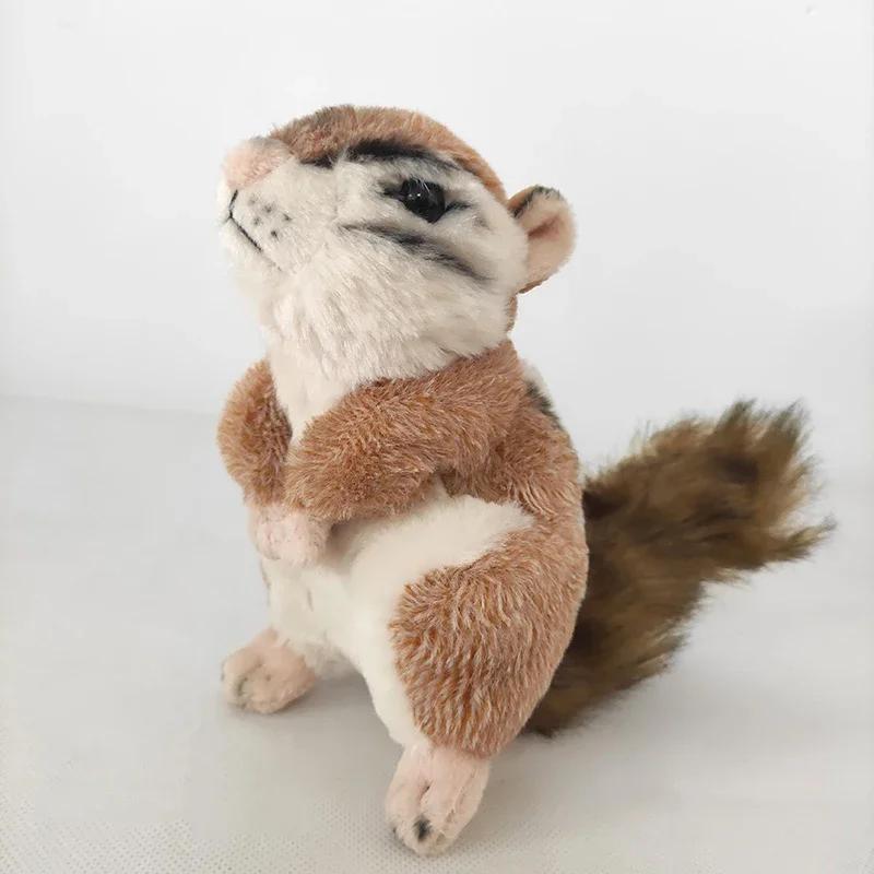 Adorable Lifelike Chipmunk Plush Toy Kawaii Chippy Stuffed Animal Doll Cute Toy Gift For Kids Home Decoration Wholesale Dropship