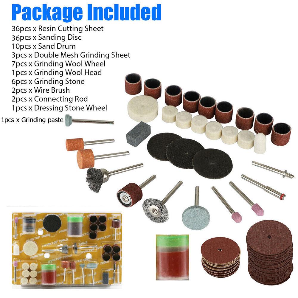 105Pcs/Set Mini Electric Drill Grinder Bits Rotary Power Tool Grinding Accessory