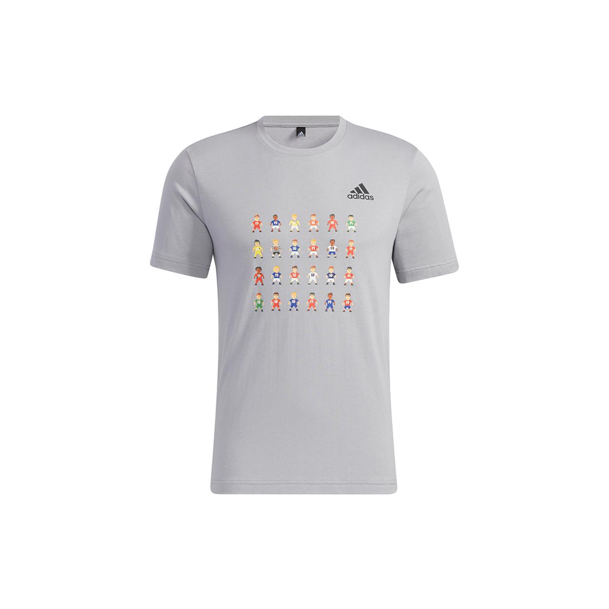 

Adidas Soccer Jerseys Men s Gray Moderate Straight Fit GL1998 M