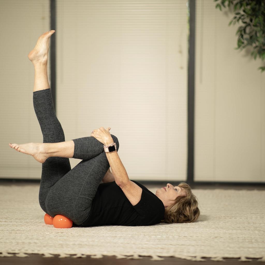 OPTP Franklin Smooth Ball Set Adjustable Firmness Massage Ball Orange 10cm - (LE9005)