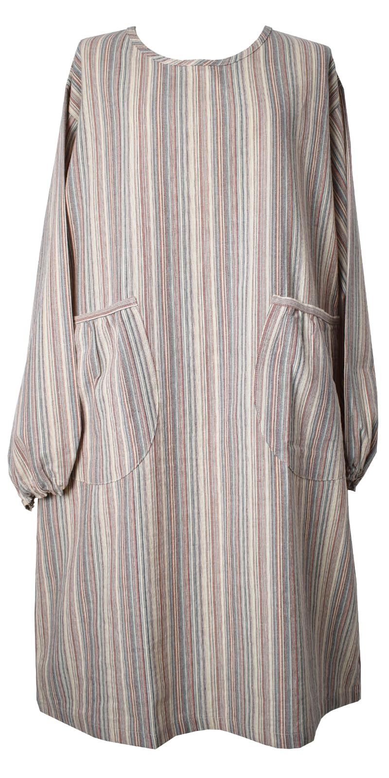 

Apron that covers the made in shijira beige [Very Berry] buttocks, Japan, stylish, lightweight, weave, multi-stripe, бежевый