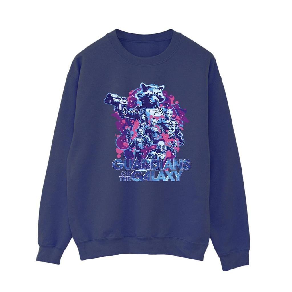 Guardians Of The Galaxy Band 3 Damen Charakterposen Sweatshirt