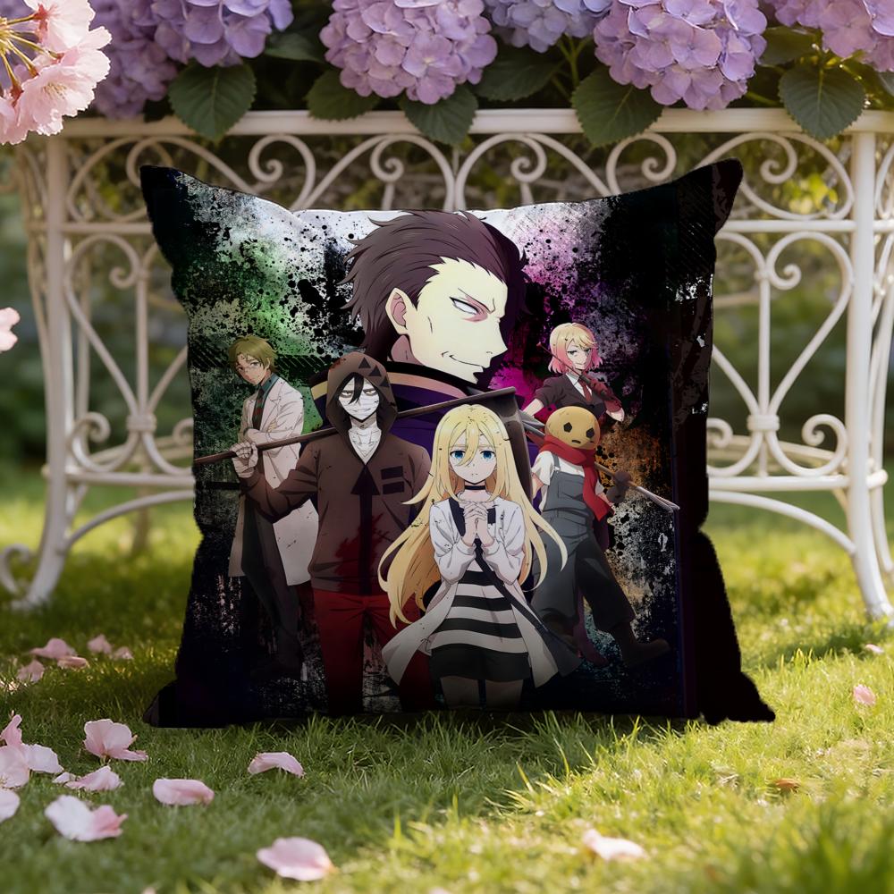 Anime A-Angels of D-Death Cushion Cover Home & Car Dual-Scene Pillow Cover: Reversible for Premium Comfort